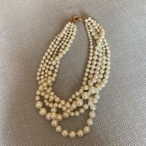 5 stranded J Crew Pearl Necklace
